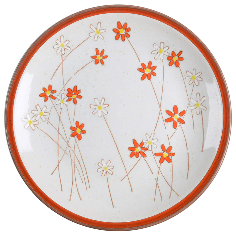 Primary Red Daisies Salad Plate by Metlox - Poppytrail - Vernon-1