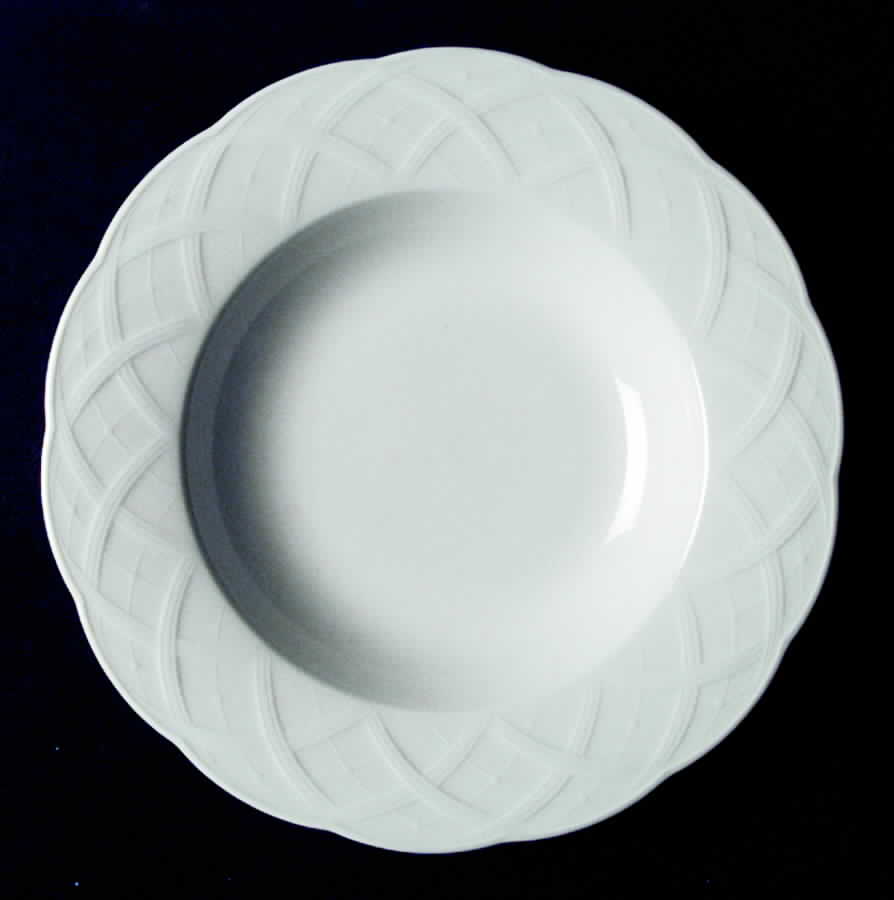 White House Large Rim Soup Bowl by Mikasa-1