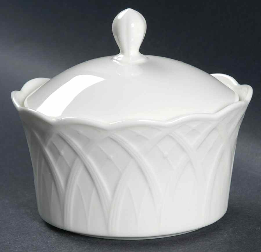 White House Sugar Bowl & Lid by Mikasa-1