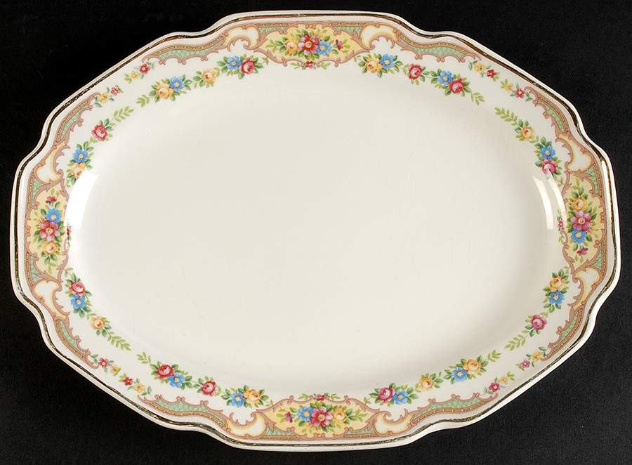 Mildred 11" Oval Serving Platter by Mount Clemens-1