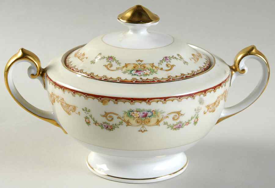 Berkeley Sugar Bowl & Lid by Meito-1
