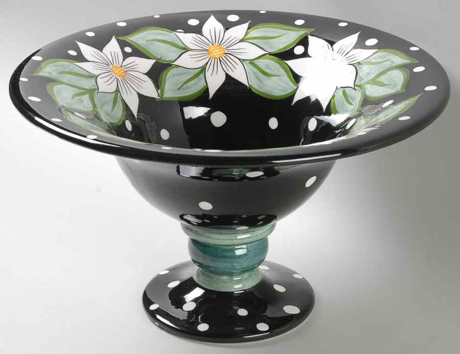 Flower Market Footed Bowl by Mikasa-1