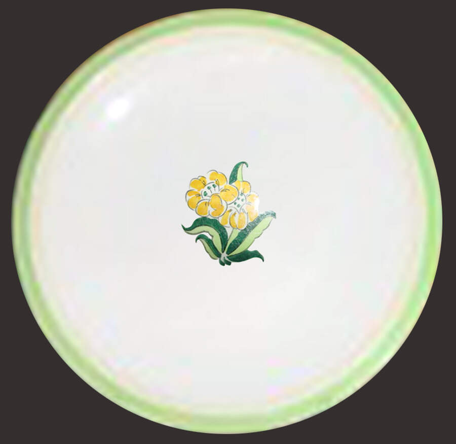 Yellow Rose-2 Luncheon Plate by Metlox - Poppytrail - Vernon-1