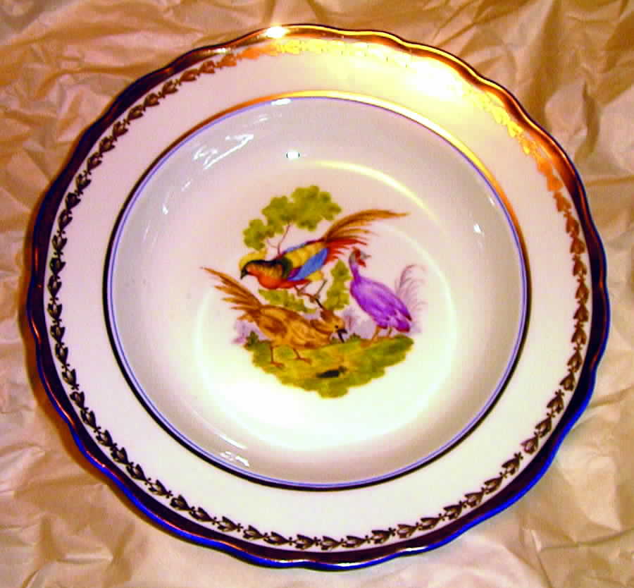 MSS46 Rim Soup Bowl by Meissen (Germany)-1