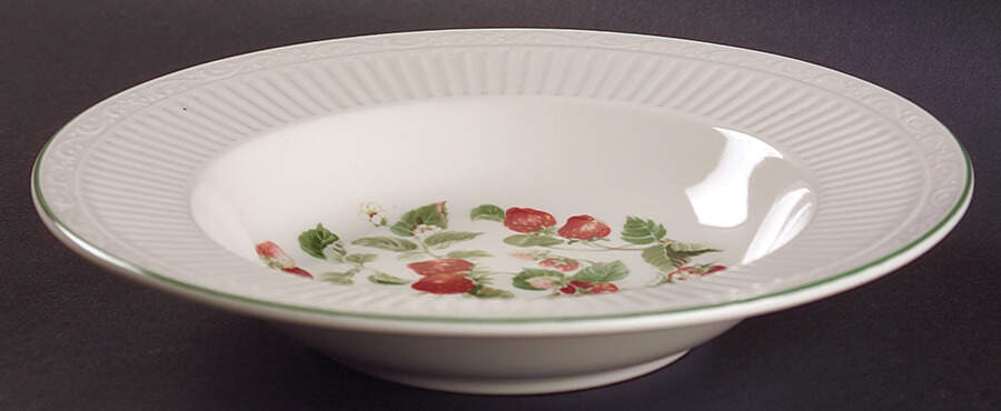Summer Trellis Large Rim Soup Bowl by Mikasa-1