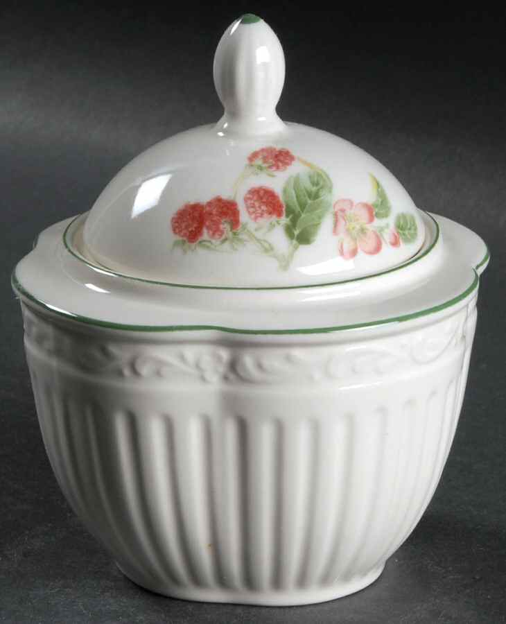 Summer Trellis Sugar Bowl & Lid by Mikasa-1