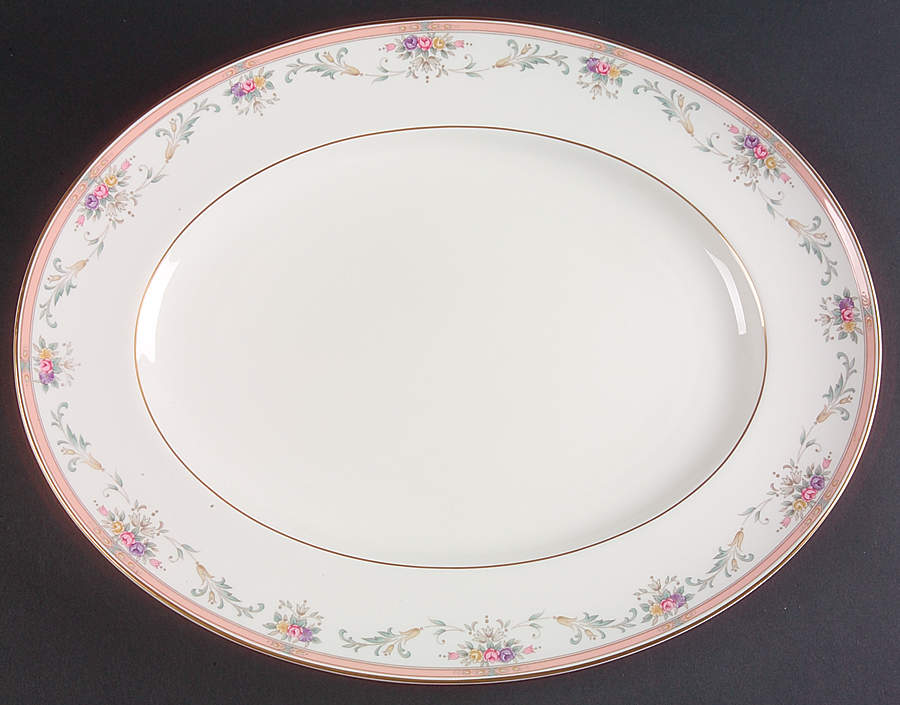 Spring Crest 15" Oval Serving Platter by Mikasa-1