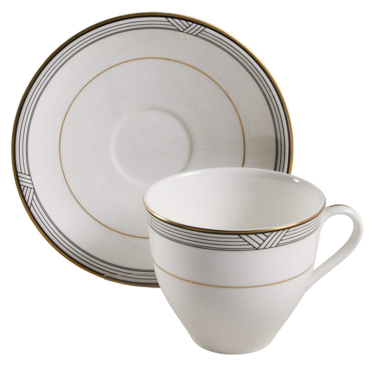 Empire House Flat Cup & Saucer Set by Mikasa-1