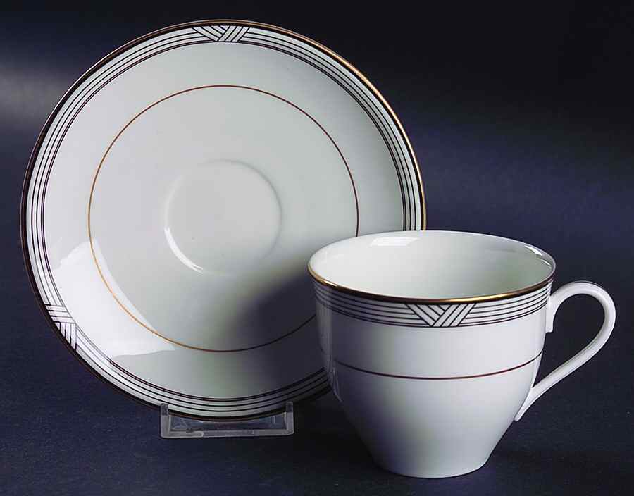 Empire House Flat Cup & Saucer Set by Mikasa-1