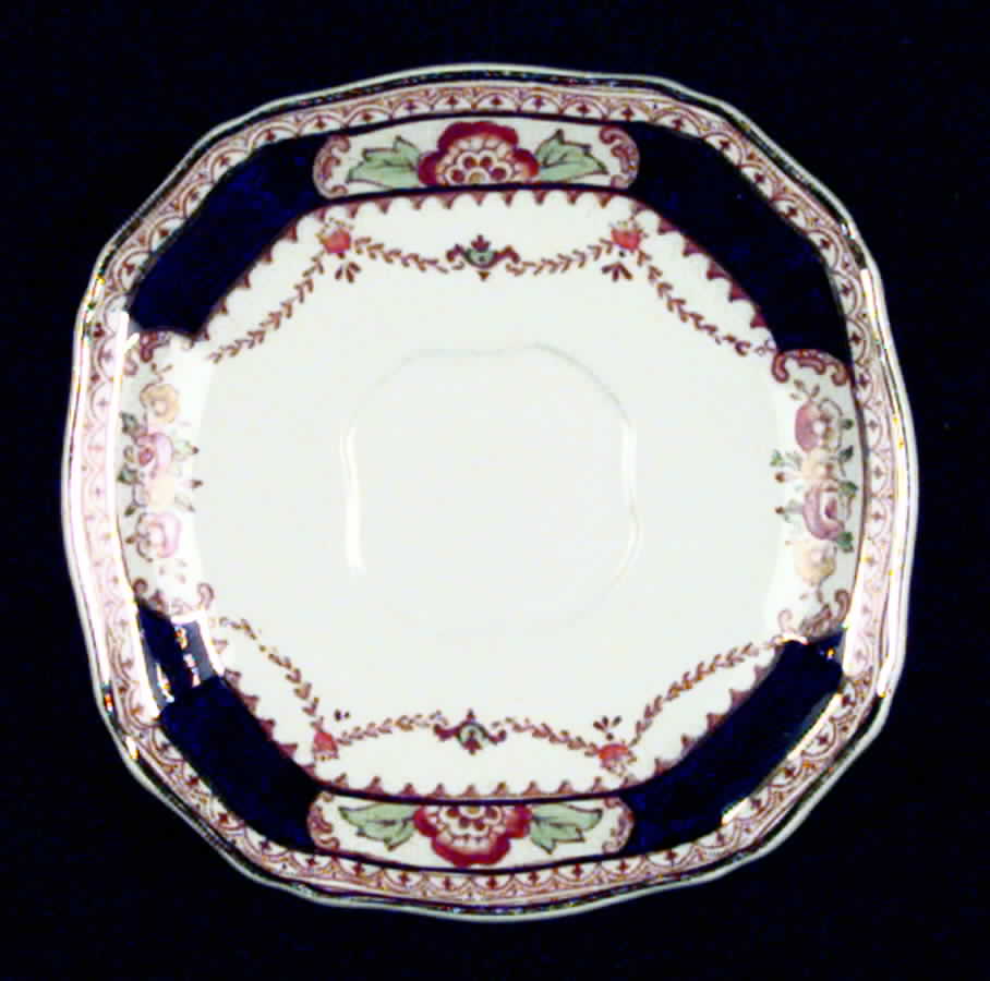 Caledonia (Scalloped) Saucer by Alfred Meakin-1