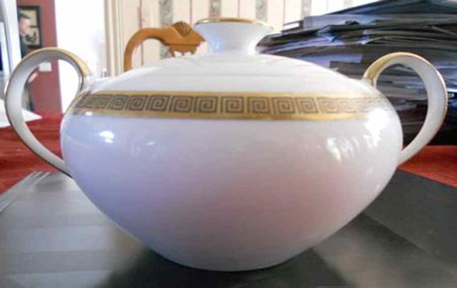 Key Largo Sugar Bowl & Lid by Meito-1