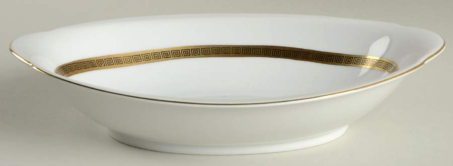 Key Largo 11" Oval Vegetable Bowl by Meito-1