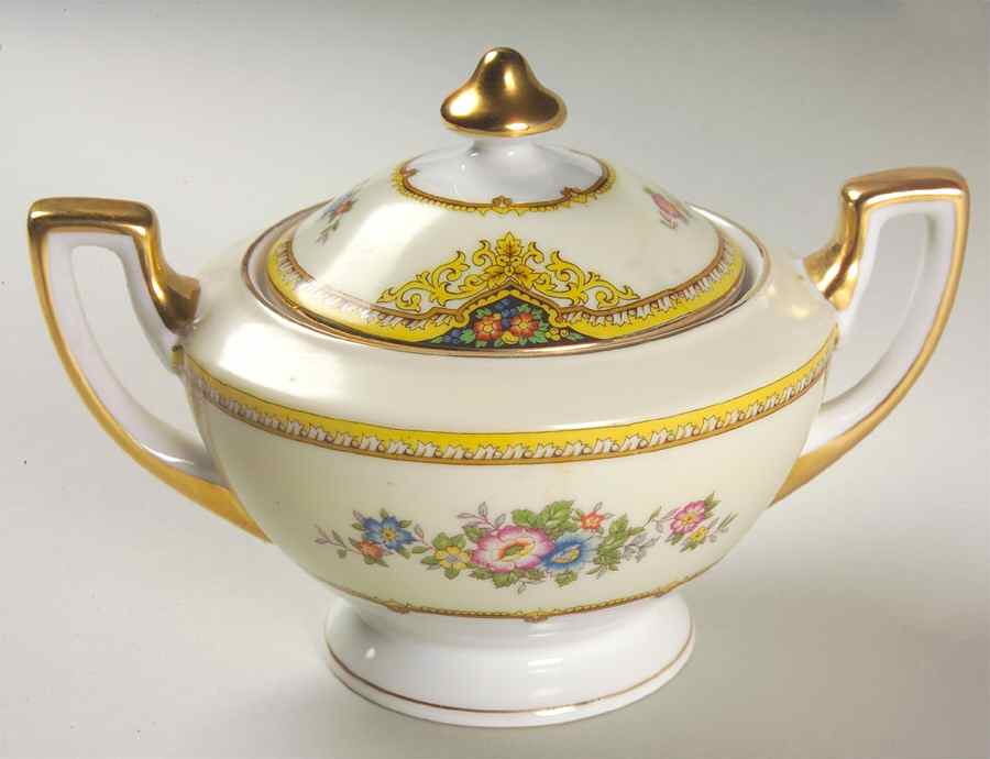 Uxbridge Sugar Bowl & Lid by Meito-1