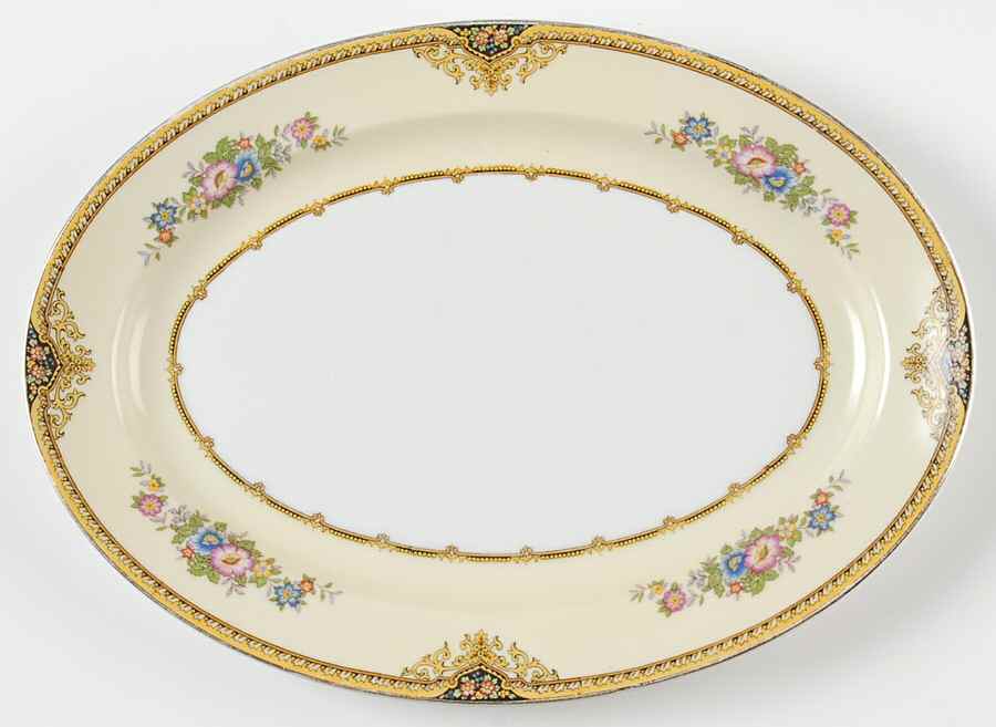 Uxbridge 11" Oval Serving Platter by Meito-1