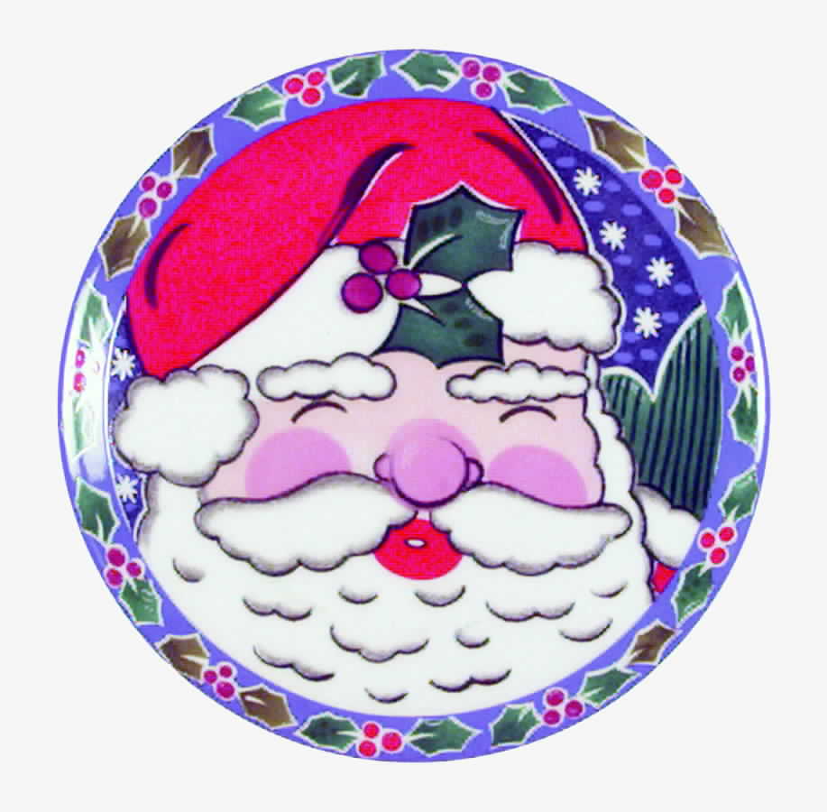 Santa's Glow Round Box & Lid by Mikasa-1