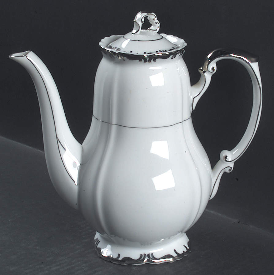 Simplicity Coffee Pot & Lid by Modern China & Table Institute-1