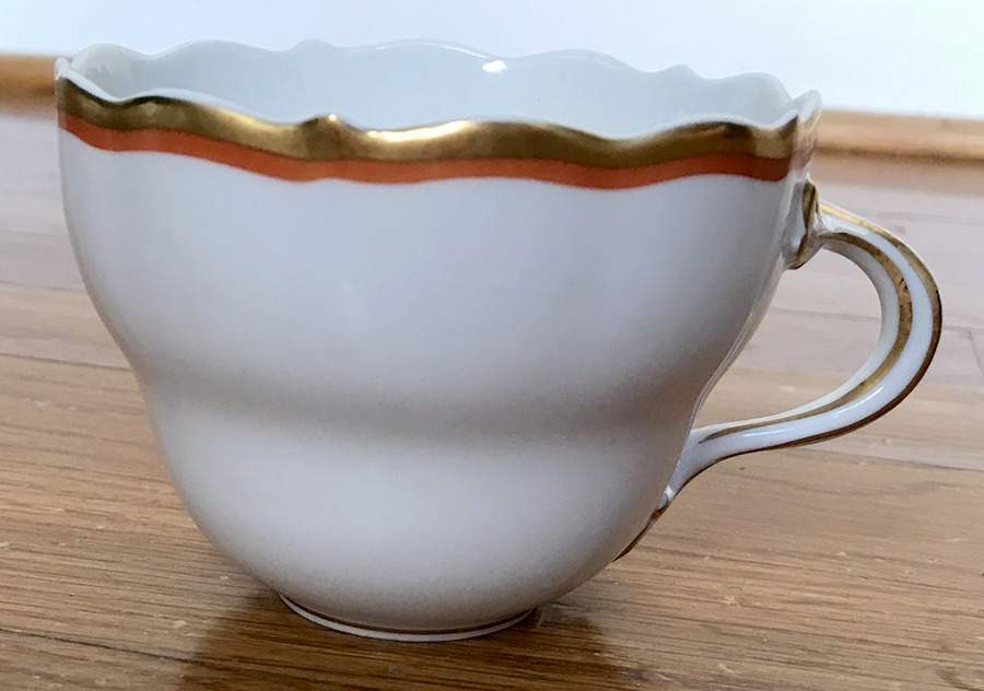 989903 Flat Cup by Meissen (Germany)-1