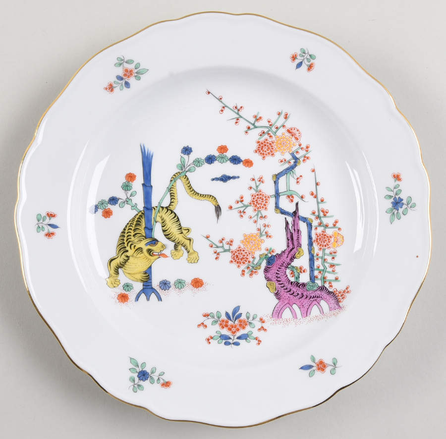 401110 Salad Plate by Meissen (Germany)-1