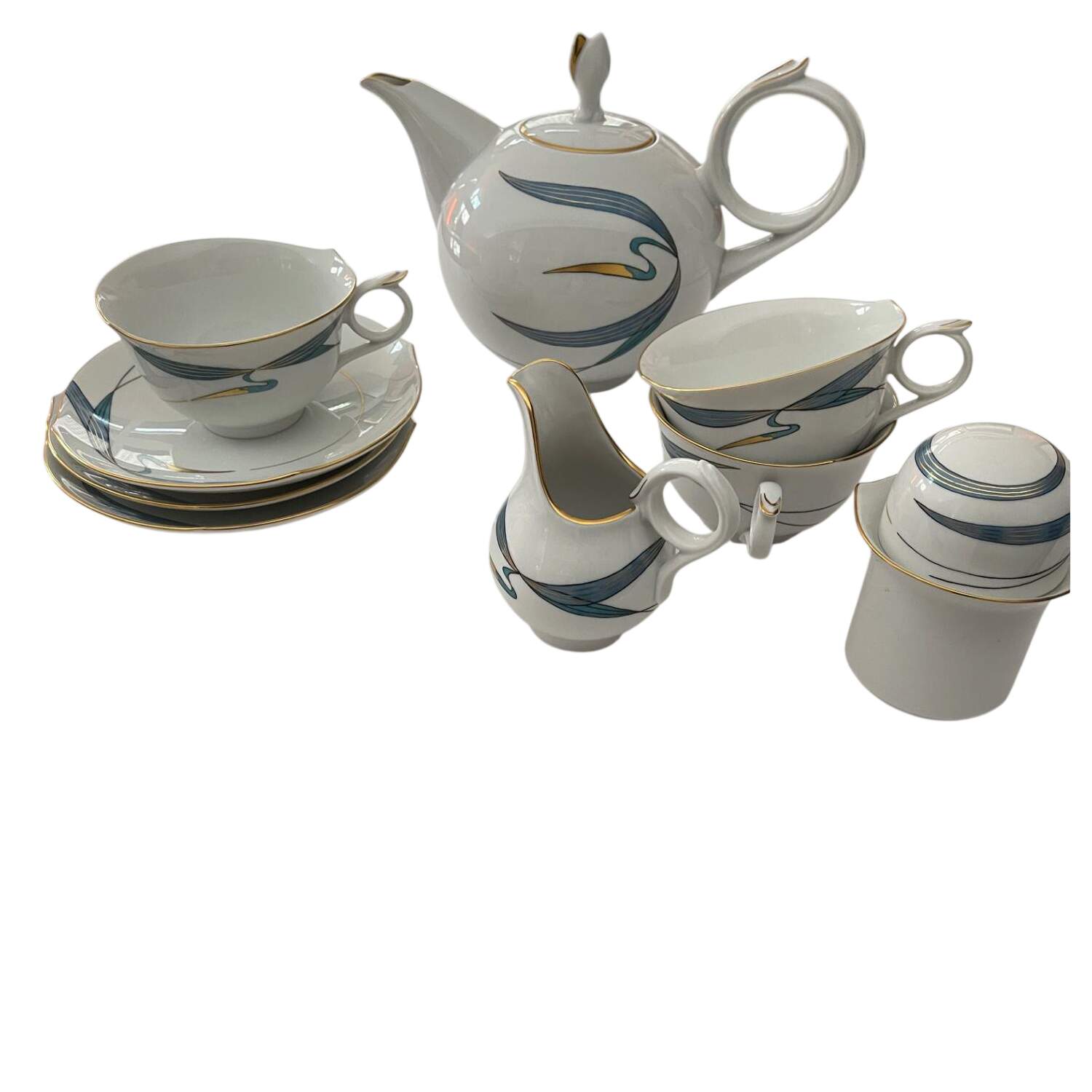 704610 Teapot & Lid by Meissen (Germany)-1