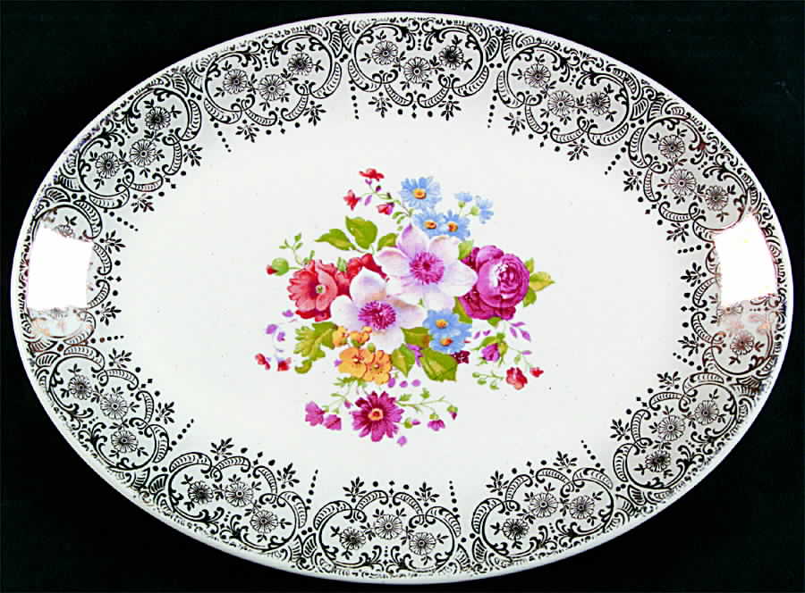 MTC157 11" Oval Serving Platter by Mount Clemens-1