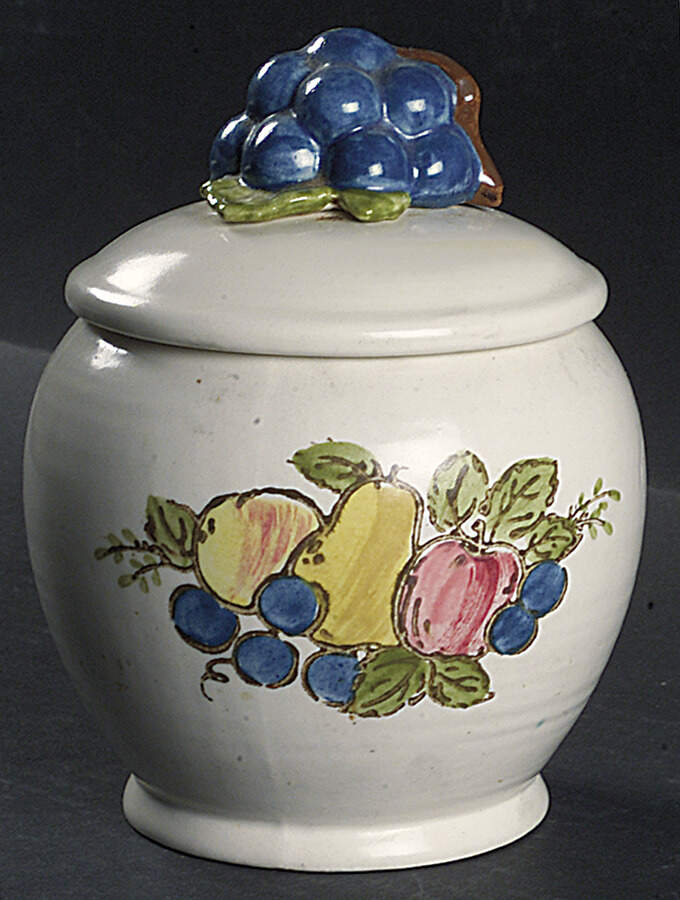 Fruit Traditional Medium Canister & Lid by Metlox - Poppytrail - Vernon-1