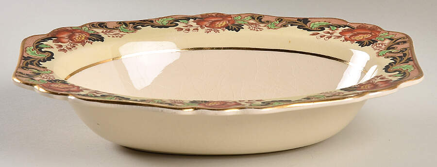 Victoria 8" Oval Vegetable Bowl by John Maddock & Sons-1