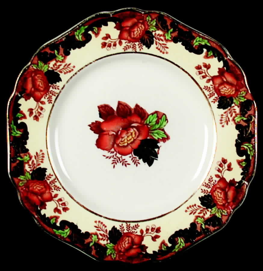 Victoria Bread & Butter Plate by John Maddock & Sons-1
