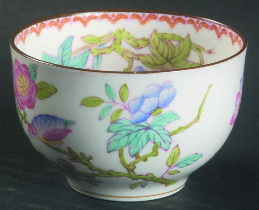 Cuckoo (Smooth, White, Globe Bks) Mini Open Sugar Bowl by Minton-1