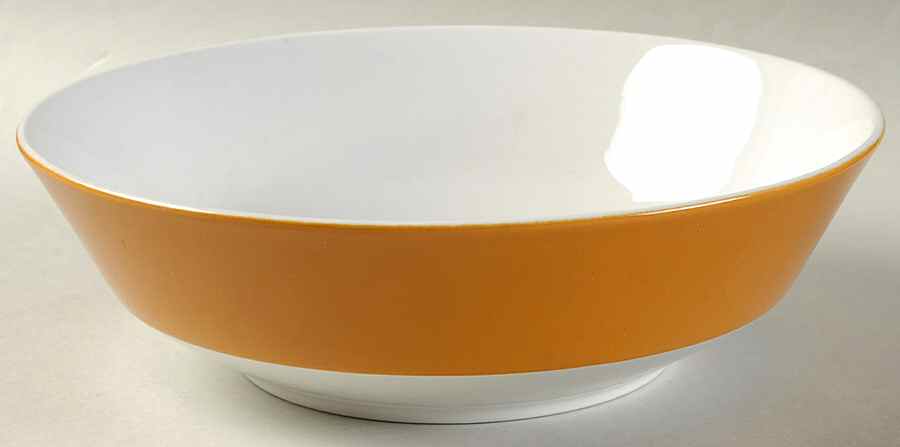 Mediterrania Yellow (Mustard) 8" Round Vegetable Bowl by Mikasa-1