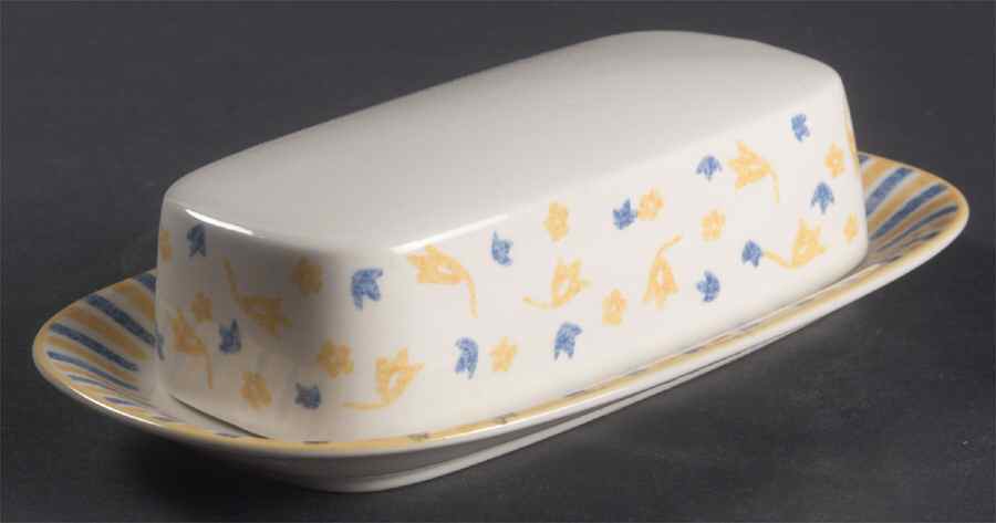 Spring Court Yellow 1/4 Lb Covered Butter by Mikasa-1