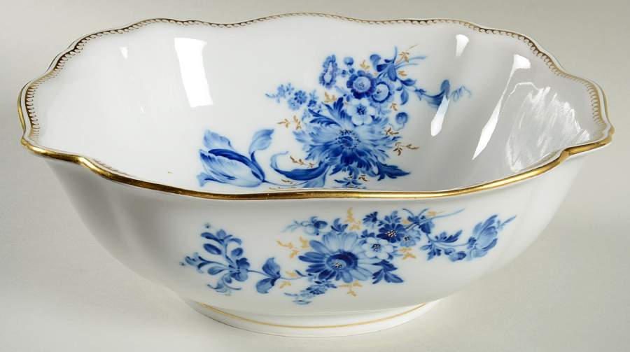 MSS51 11" Square Vegetable Bowl by Meissen (Germany)-1