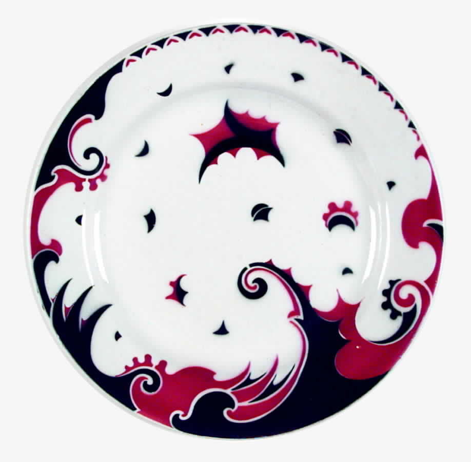 PGO8 Luncheon Plate by Petrus Regout & Co-1