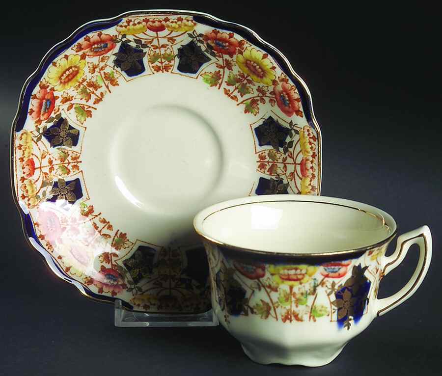 7808 Flat Cup & Saucer Set by Myott Staffordshire-1