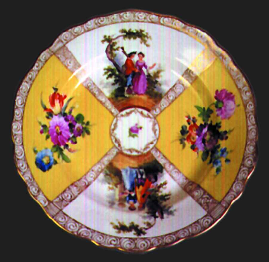 MSS53 Salad Plate by Meissen (Germany)-1