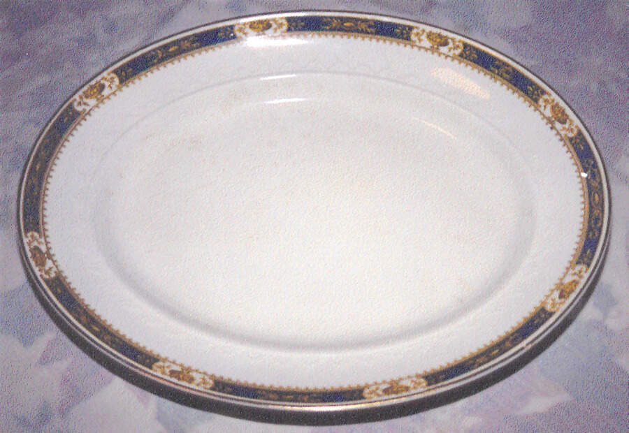MEK75 14" Oval Serving Platter by J & G Meakin-1