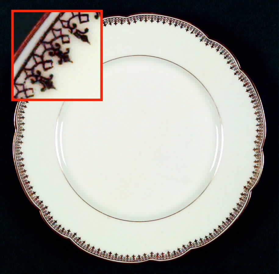 MFC3 Luncheon Plate by M F & Co (Marshall Fields)-1