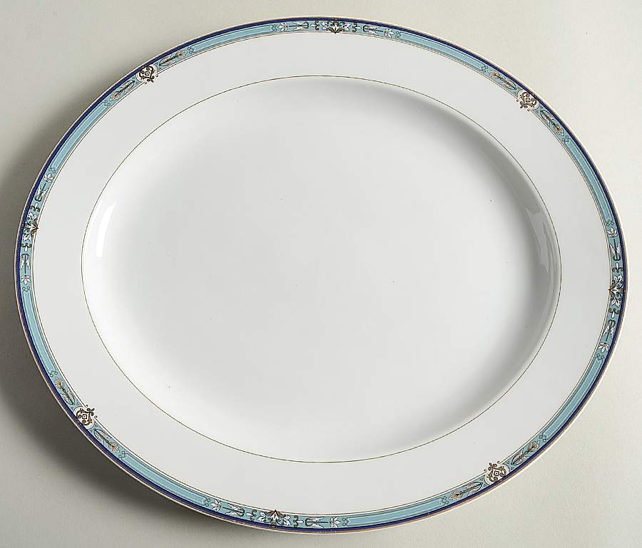 Belvedere 13" Oval Serving Platter by Mikasa-1