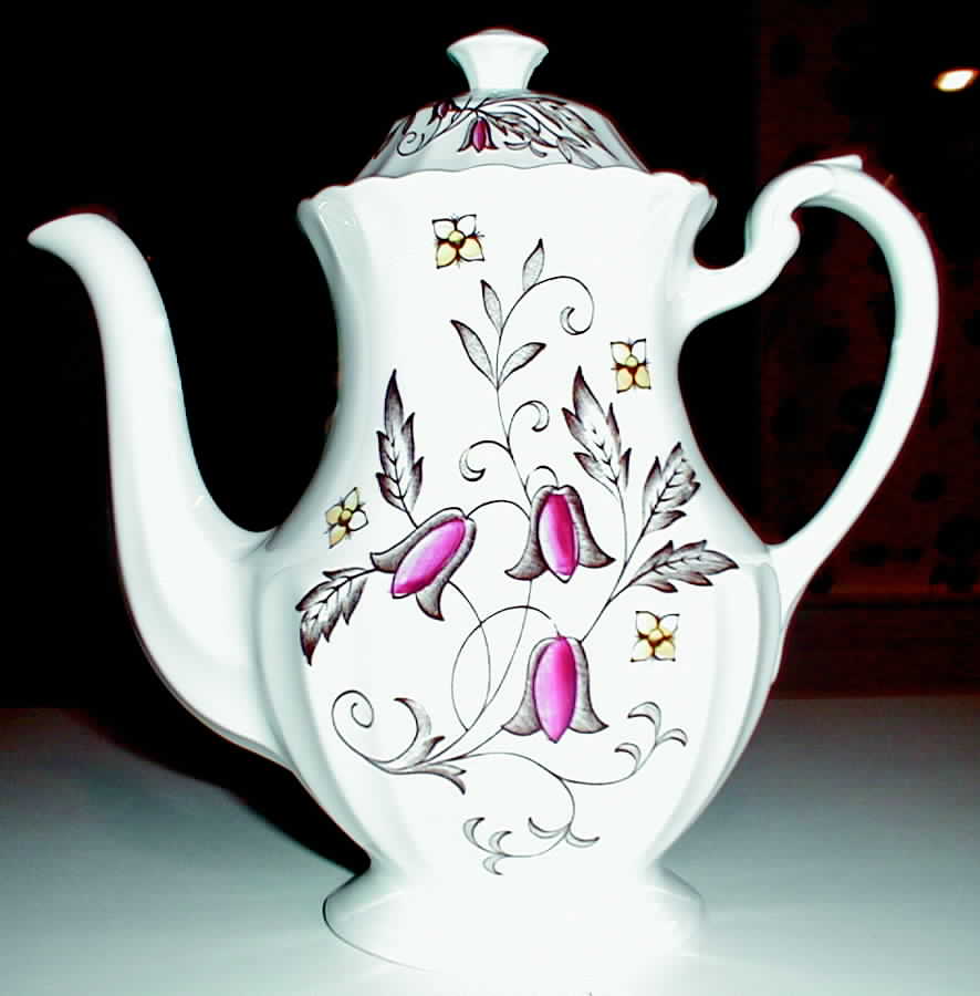 Hampton Court Coffee Pot & Lid by J & G Meakin-1