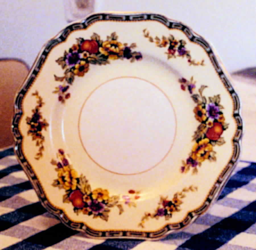Springtime Bread & Butter Plate by John Maddock & Sons-1