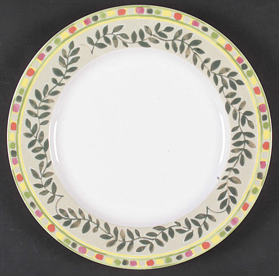Park Row Green Dinner Plate by Mikasa-1