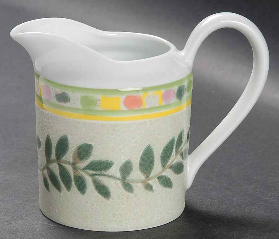 Park Row Green Creamer by Mikasa-1