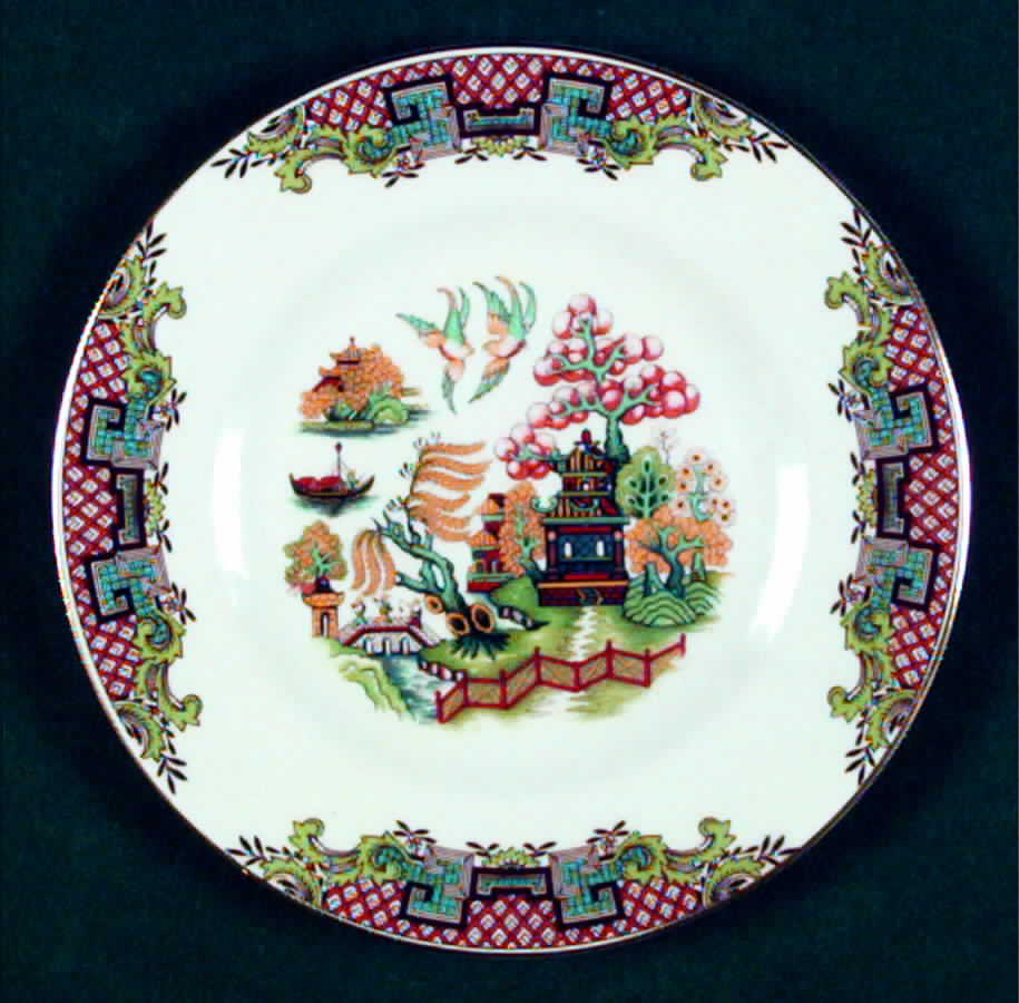 MAD77 Bread & Butter Plate by John Maddock & Sons-1