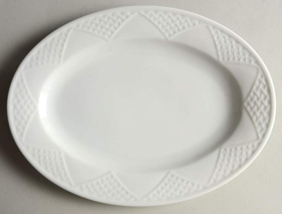 Rialto 11" Oval Serving Platter by Mikasa-1