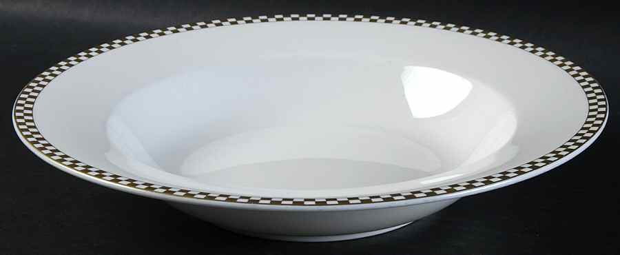 Vassar Gold Large Rim Soup Bowl by Mikasa-1