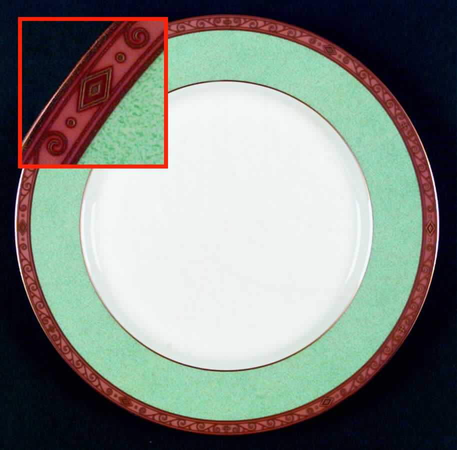 Victorian Jade Dinner Plate by Mikasa-1