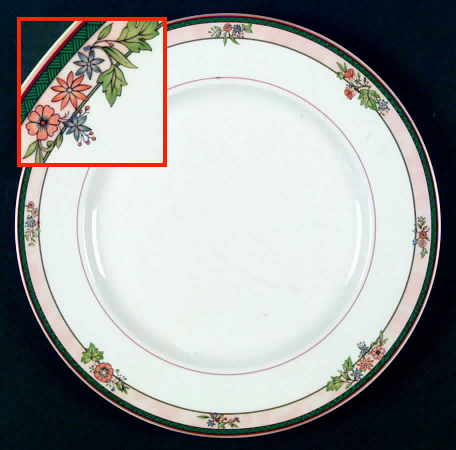 Floral Chintz Dinner Plate by Mikasa-1