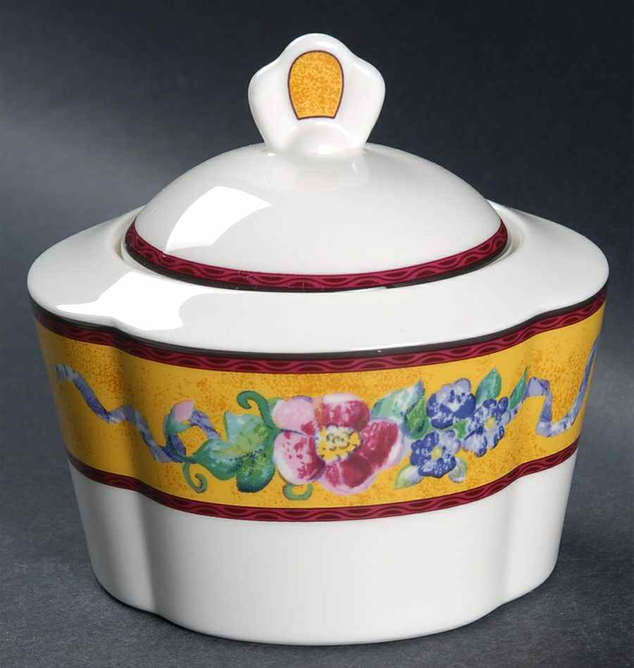 Venetian Hall Sugar Bowl & Lid by Mikasa-1