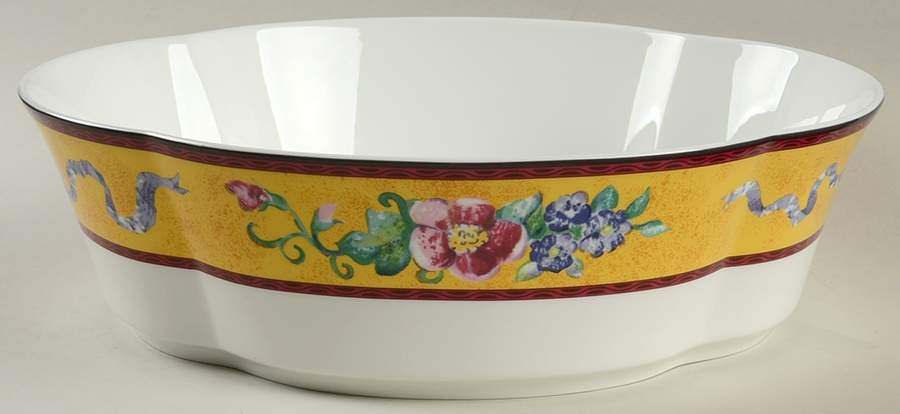 Venetian Hall 9" Round Vegetable Bowl by Mikasa-1