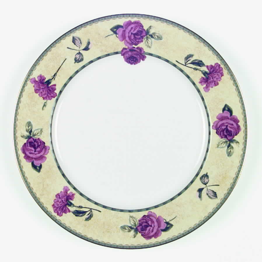 Rose Moire Dinner Plate by Mikasa-1