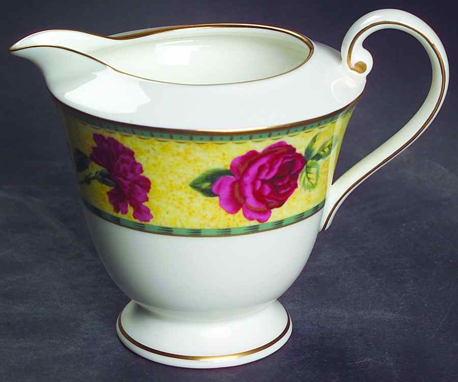 Rose Moire Creamer by Mikasa-1